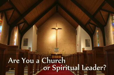 Are you a church or spiritual leader?